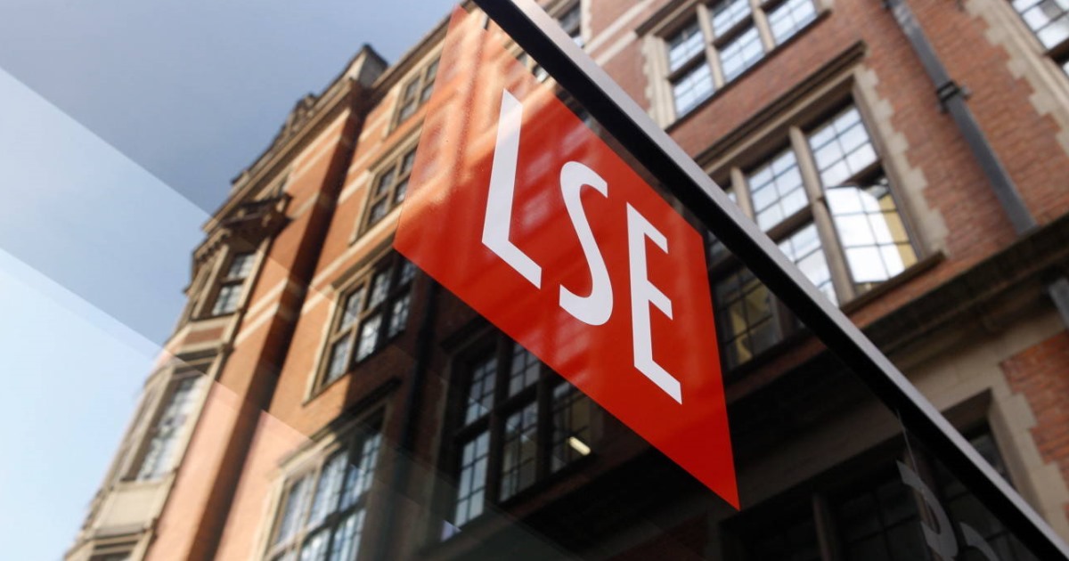 LSE logo and signage on building